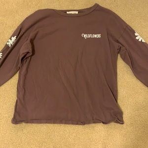 wildflowers long sleeve shirt